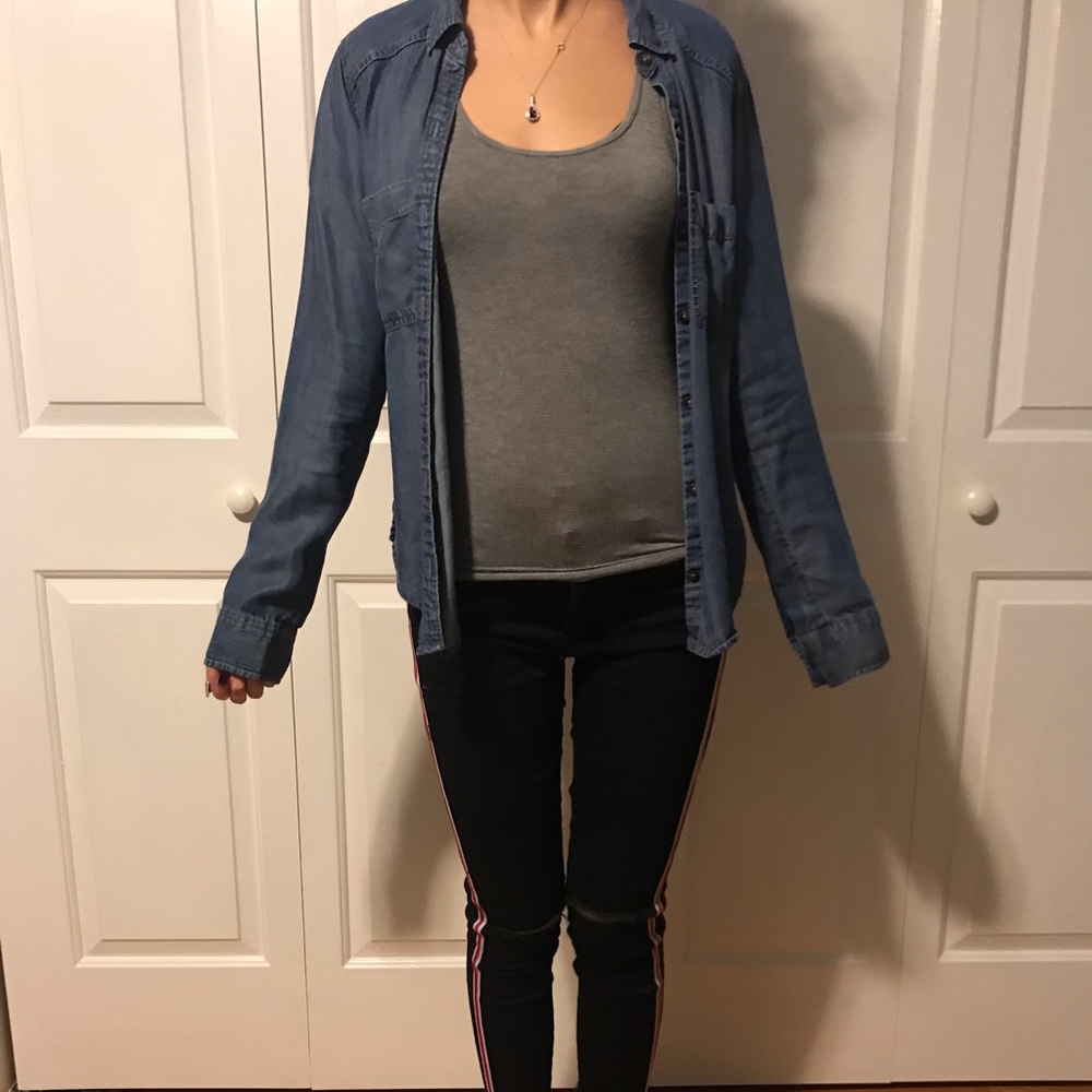 Denim Button Up Women’s Shirt